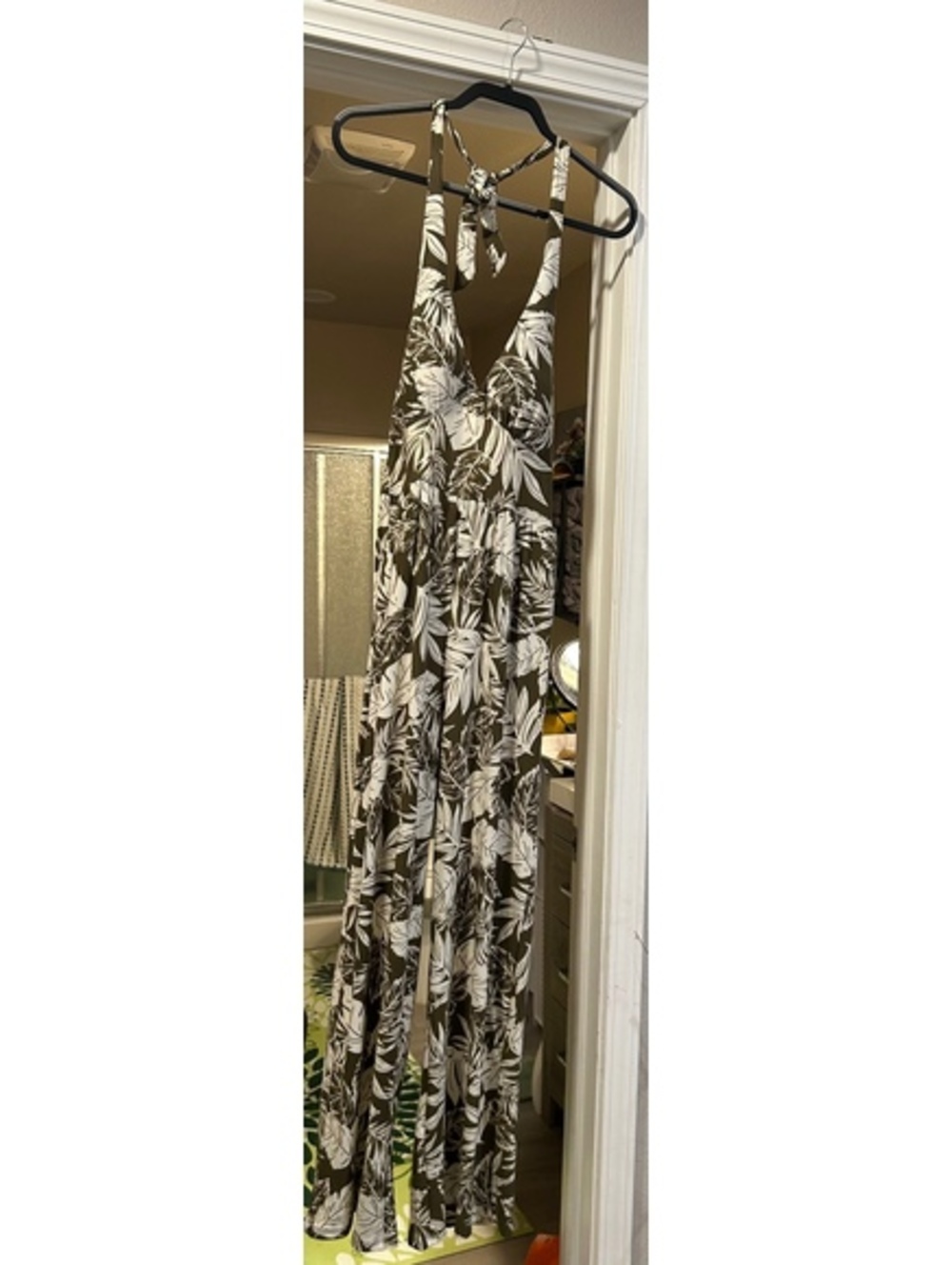 Derek Heart Tropical Wide-Leg Jumpsuit – Size Medium – NWT
